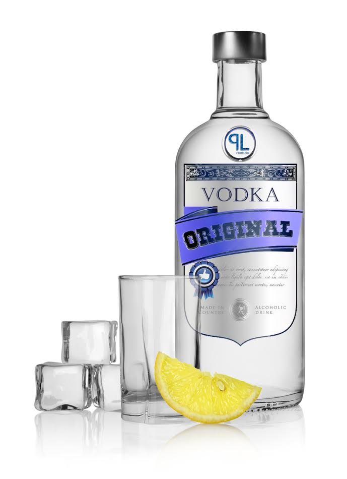 Этикетки на бутылку водки